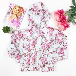 forever 21 • lightweight floral jacket